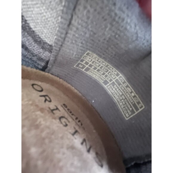 Earth Origins Shoes Flex Flat Fara Slip On Comfort Cushioned Red Nubuck 8 Boho - Picture 5 of 5